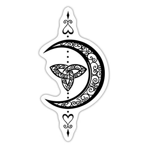 Celtic Trinity Moon - Sticker