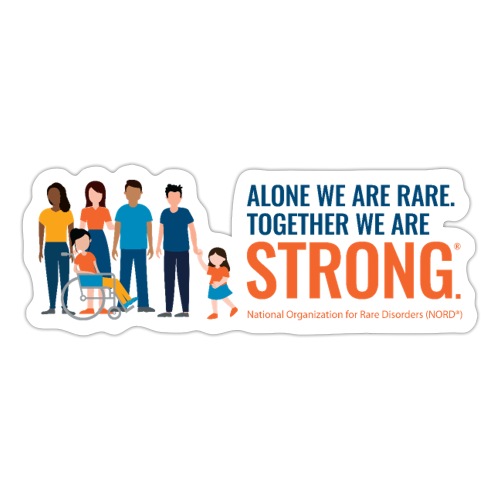 Alone we are rare. Together we are strong. - Sticker