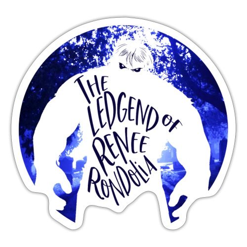 The Legend Renee Rondolia, Blue - Sticker