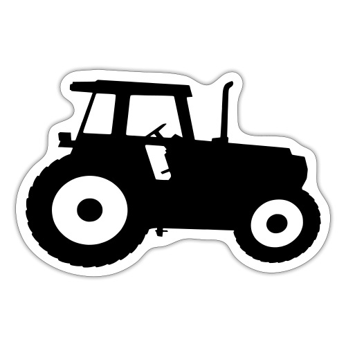 Tractor agricultural machinery farmers Farmer - Sticker
