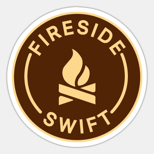 Fireside Swift Sticker - Sticker