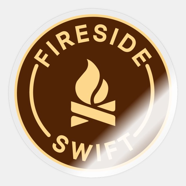 Fireside Swift Sticker
