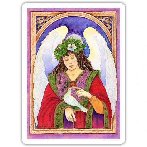 Angel & Dove - Sticker