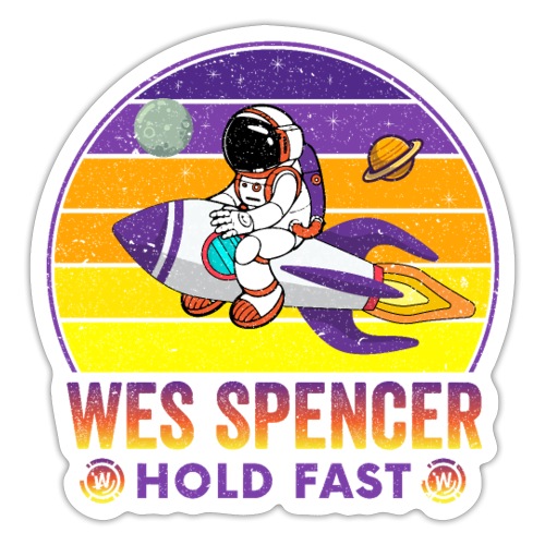 Wes Spencer - HOLD Fast - Sticker
