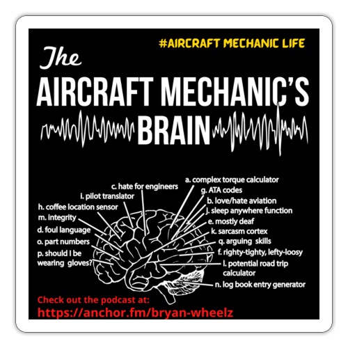 What goes on inside the mind of an aircraft mech - Sticker