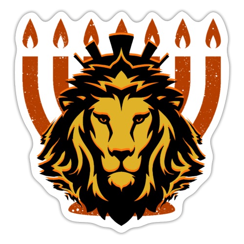 Lion and the Seven Candlesticks - Sticker