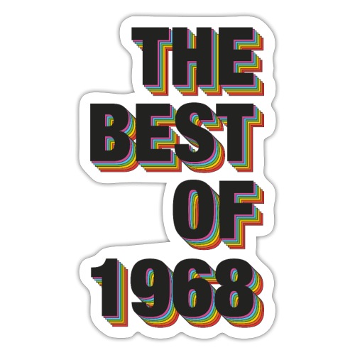 The Best Of 1968 - Sticker