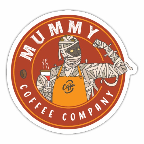 Circle Mummy Coffee - Sticker