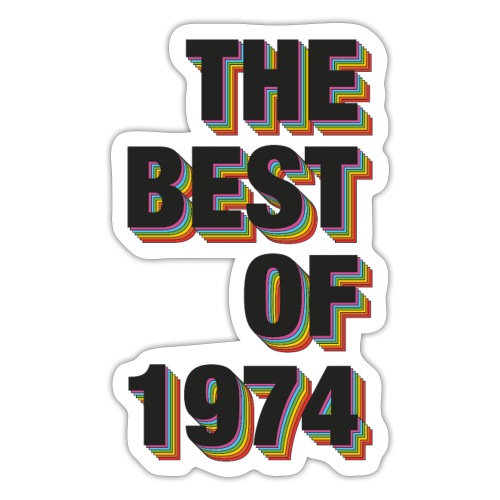 The Best Of 1974 - Sticker