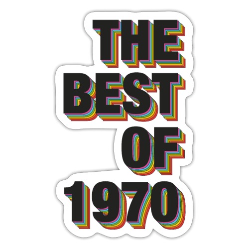 The Best Of 1970 - Sticker