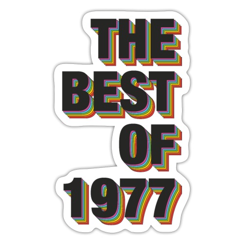 The Best Of 1977 - Sticker