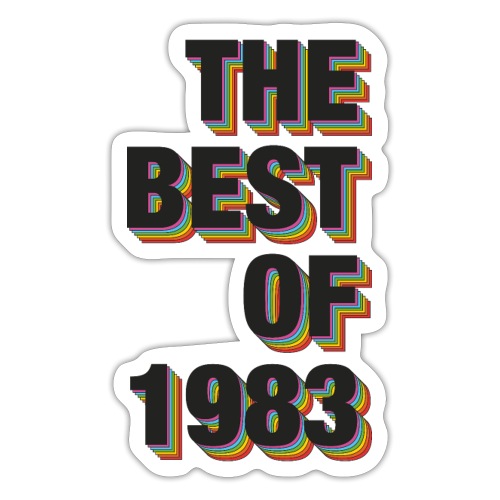 The Best Of 1983 - Sticker