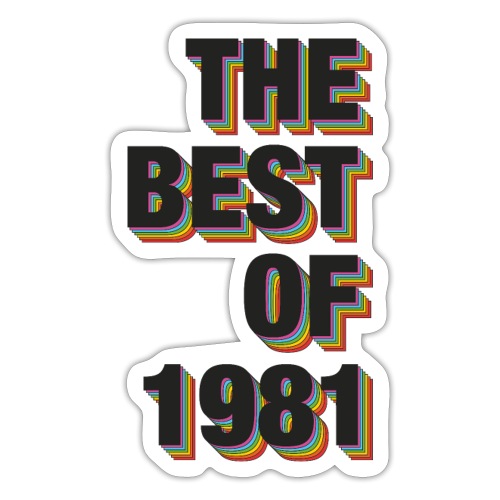 The Best Of 1981 - Sticker