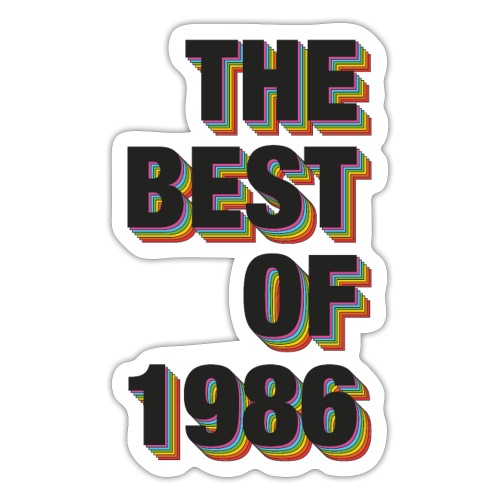 The Best Of 1986 - Sticker