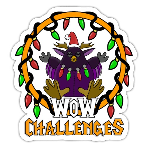WoW Challenges Holiday Plushkin - Sticker