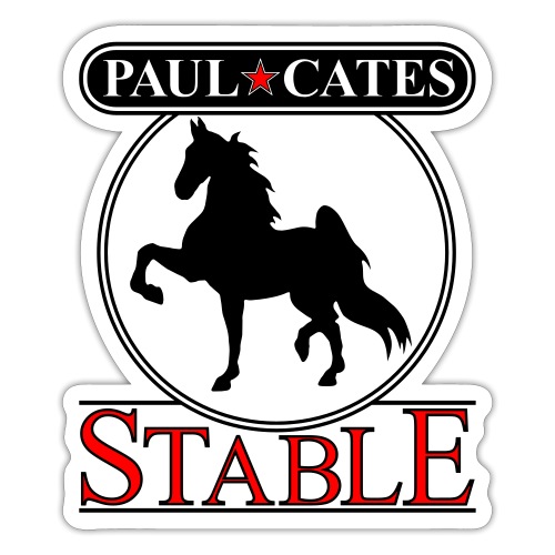 Paul Cates Stable logo - Sticker