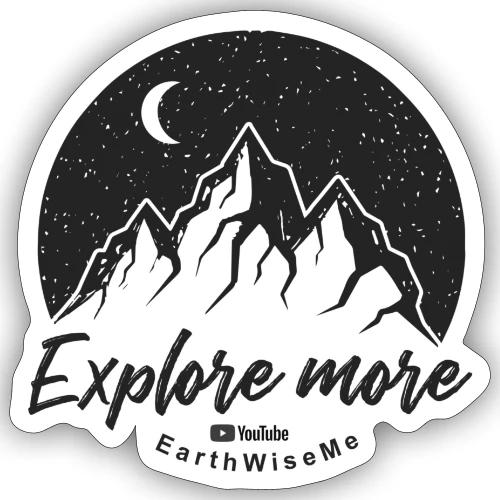 Explorez plus BW - Sticker