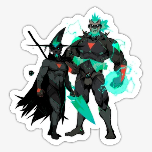 The Undead Glamour Duo - Sticker