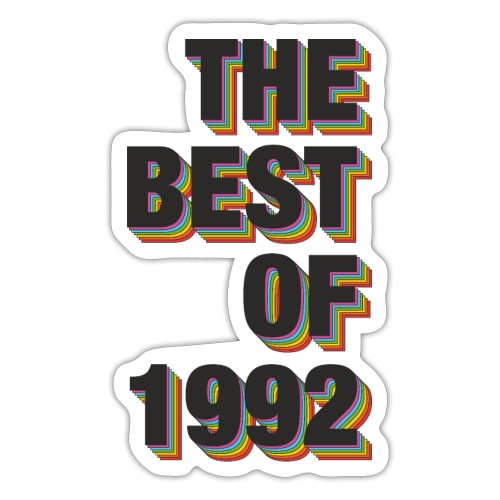 The Best Of 1992 - Sticker