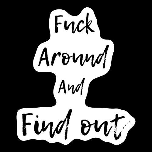 Fuck around and Find out - Sticker