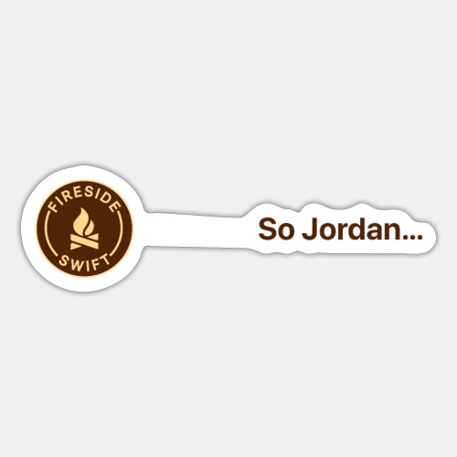 So Jordan - Sticker