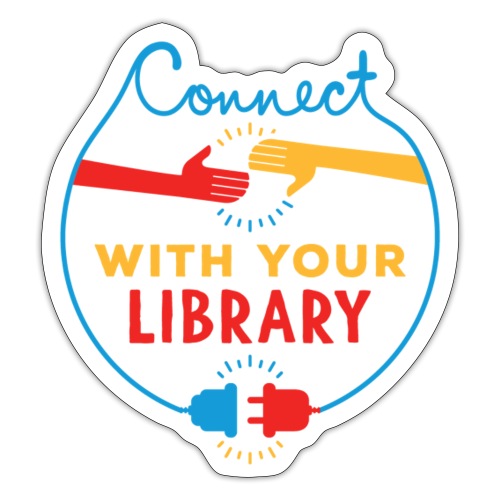 Connect With Your Library - Sticker
