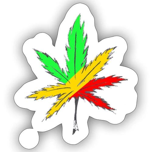 Rasta leaf - Sticker