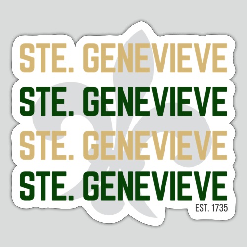 Ste. Genevieve Gold - Sticker