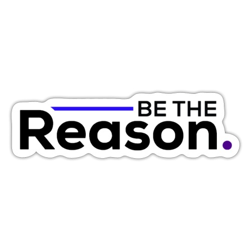 Be the Reason Logo (Black) - Sticker