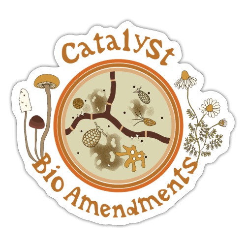 Catalyst BioAmendments microscope logo - Sticker