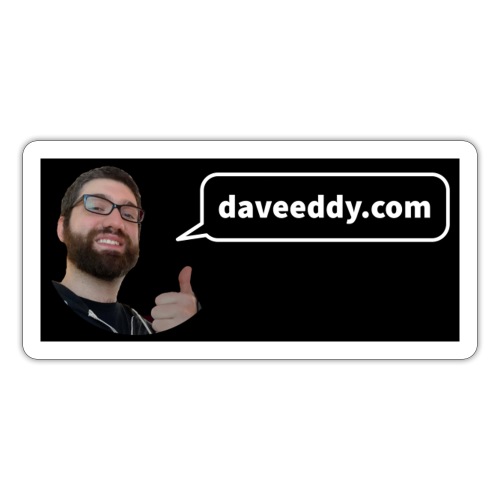 daveeddy.com Thumbs Up Sticker - Sticker