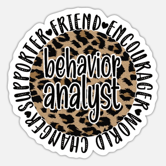 Behavior Analyst Gifts ABA BCBA Behavior Analsis' Sticker