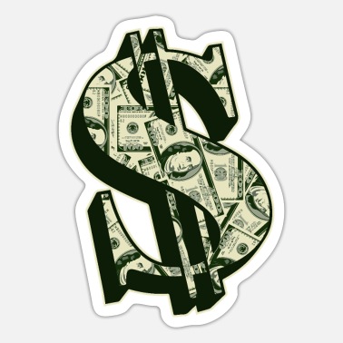 Money I Dollar Bill I United States Dollar I' Sticker