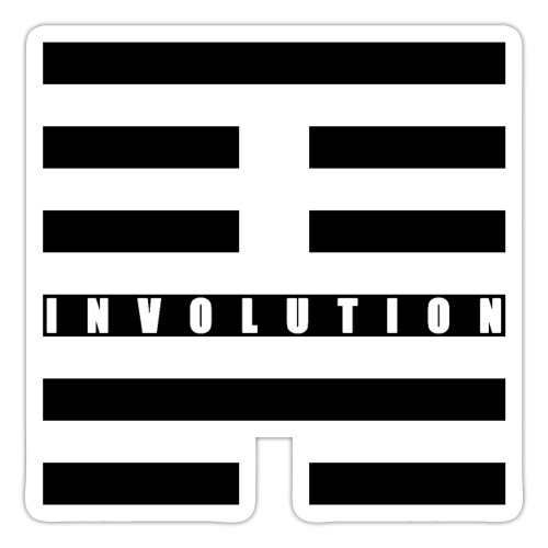 Involution black - Sticker