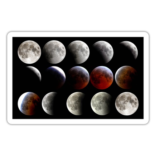 Lunar Eclipse Progression - Sticker