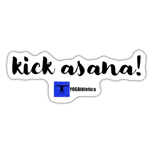 kick asana and logo transparent - Sticker