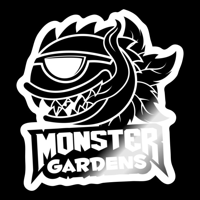 Monster Gardens Logo in Black