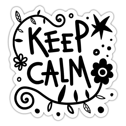 keep calm - Sticker