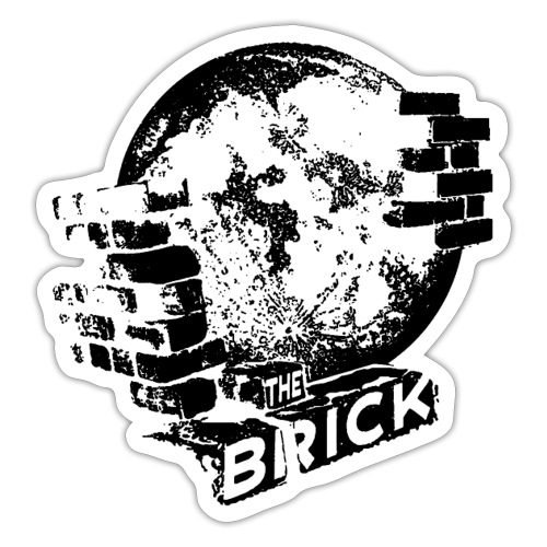 Brick 22 Black Logo - Sticker