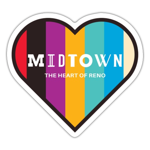 MidTown - The Heart of Reno - Sticker