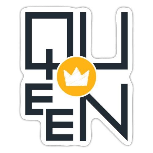 Crowned QUEEN - Sticker