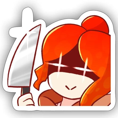 SquidHominid Knife emote - Sticker