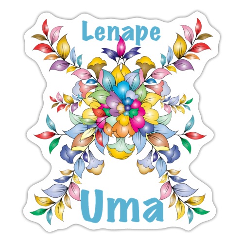 Native American Indian Indigenous Lenape Uma - Sticker