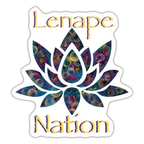 Native American Indian Indigenous Lotus Life - Sticker