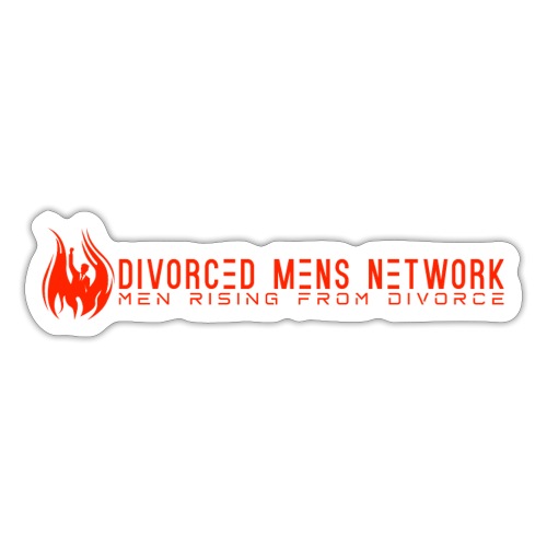 Divorced Mens Network RED 01 - Sticker