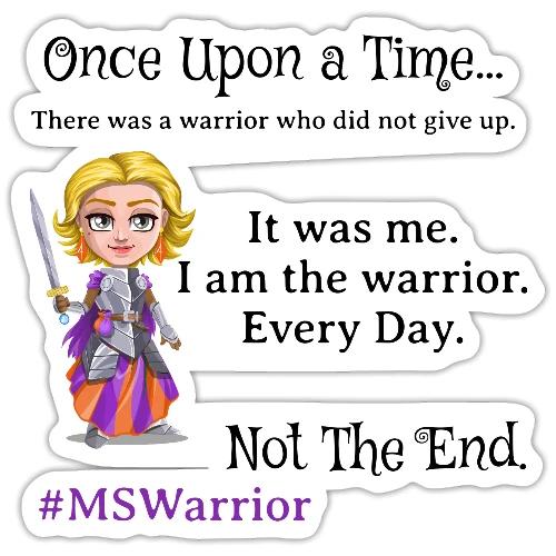 MS Warrior Woman - Sticker