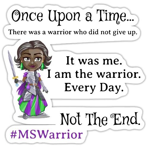 MS Warrior Woman - Sticker