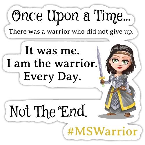 MS Warrior Woman - Sticker