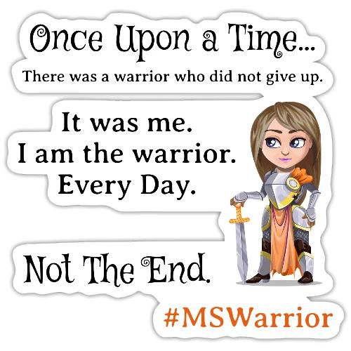 MS Warrior Woman - Sticker