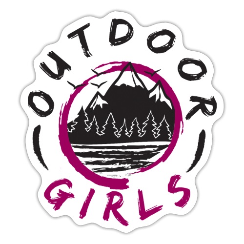 Outdoor Girls Logo - Sticker